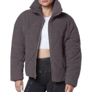 NEW Marc New York Performance High Pile Fleece Puffer Jacket 1X